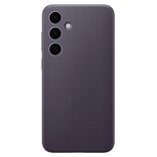 Cover Samsung S24 Vegan Leather Case &ndash; Dark Violet